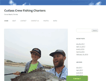 Tablet Screenshot of cutlasscrewfishing.com